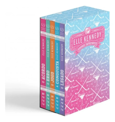 Box Amores Improváveis (Nova Edição) | Elle Kennedy | 5 Livros | Novo Lacrado