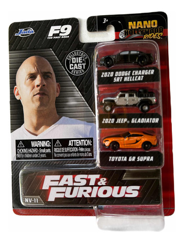 Nano Hollywood Jada Serie Fast Furious F9 Toyota Importado