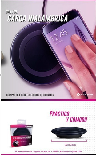 Base de Carga Inalámbrica para Samsung