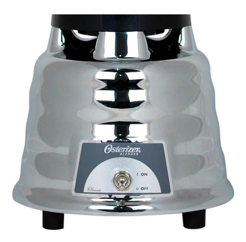 Imagen 4 de 4 de Licuadora Oster Osterizer 450-10 1.25 L cromada con vaso de vidrio 127V