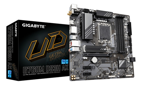 Tarjeta Madre Gigabyte B760m Ds3h Ax S1700 Ddr5 Wifi 6e Matx