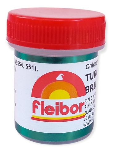 Colorante Liposoluble Comestible Turquesa Brillante Fleibor