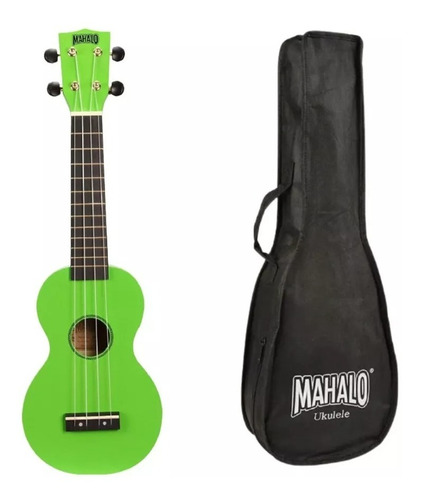 Ukelele Soprano Mahalo Mr1gn Color Verde