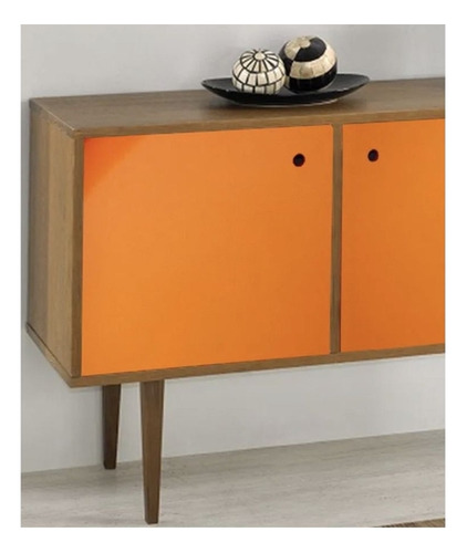 Papel Adesivo Autocolante Fosco Opaco 45cm X 10mts Diversos Cor Laranja
