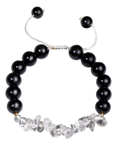 Xhuuu Pulsera De Obsidiana Negra De 7 Chakras Para Mujeres, 