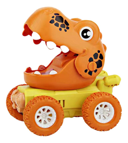 Lindo Coche De Dinosaurios Modelo De Aprendizaje Tire Hacia
