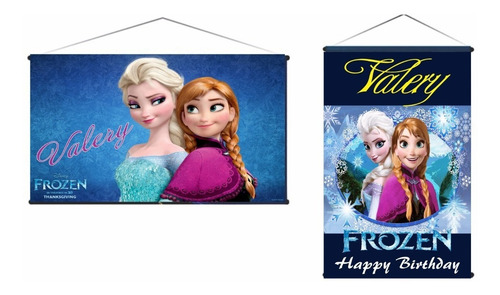 Frozen, Niños, Fiesta, Cumpleaños Pendón