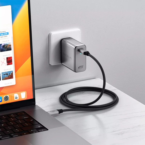 Cable Satechi Usb C Pro Thunderbolt 4 240w Video 4k 8k Mac Negro