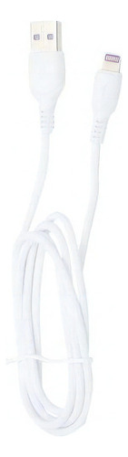 Cable Cargador P/ iPhone Usb Tranyoo Antibreak 1m 2.1a Color Blanco