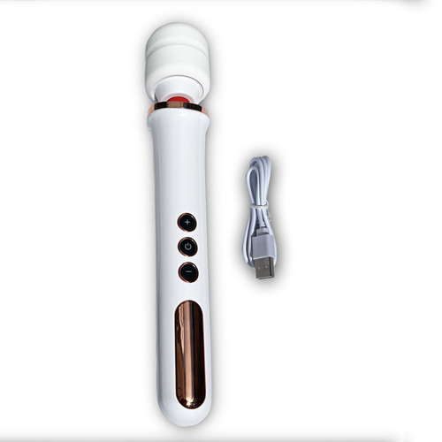 Potente estimulador de clítoris gigante blanco Turbo Clitoris de 9000 rpm
