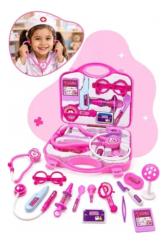 Kit Médico Maleta Kizumba Rosa