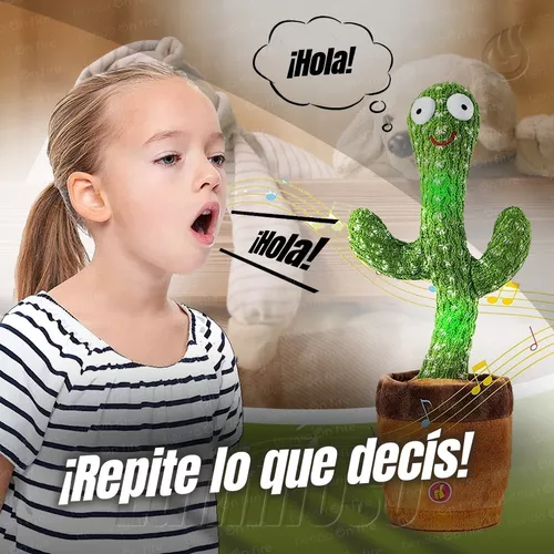 🎄🎁 CACTUS BAILARIN TIKTOK BAILA CANTA REPITE VOZ LUCES 🎄🎁 El