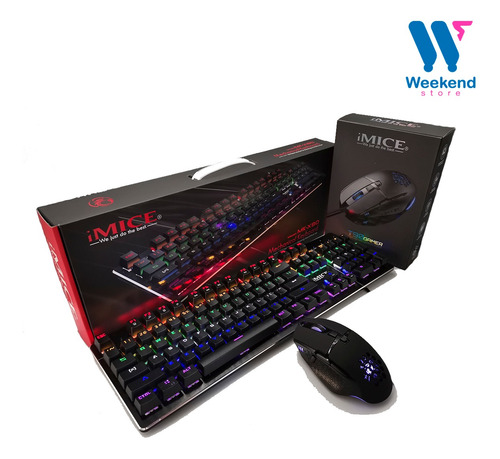 Pack Gamer Teclado Imice Mk-x80 Y Mouse T90