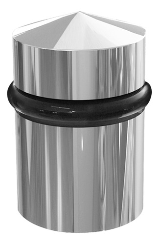 Tope Ac Inox T303 De 1in X 1-1/2 Para Puerta De Cristal