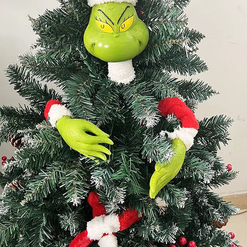 5pcs Grinch Figuras Decorativas Decoración Árbol De Navidad