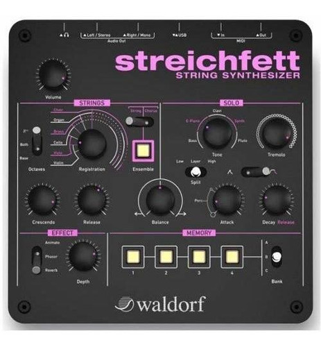 Waldorf Streichfett Cadena Sintetizador