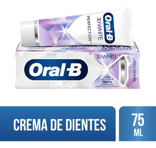 Crema Dental Oral B 3d White Perfection X 75ml