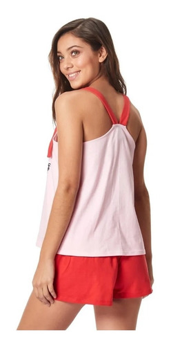 Imagen 2 de 6 de Pijama Musculosa Short Verano Sweet Victorian - Art. 642-20