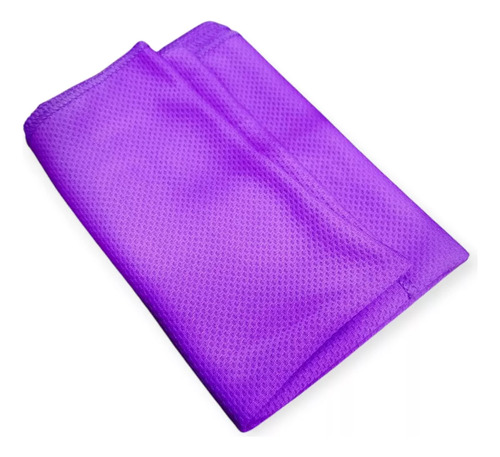 Toalla Deportiva Siempre Fría Efecto Refrescante Seca Rapido Violeta Lisa