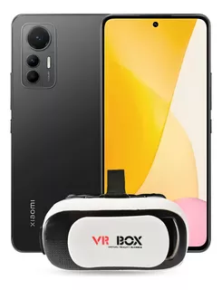 Xiaomi 12 Lite 5g Dual Sim 256 Gb Negro 8 Gb Ram + Lentes Vr Box De Regalo