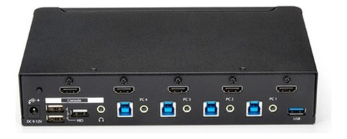 Startech.com Switch Conmutador Kvm 4 Puertos 1080p Usb 3.0