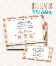 Comprar Tarjeta De Quince - Invitación Cumple De 15 Para Imprimir