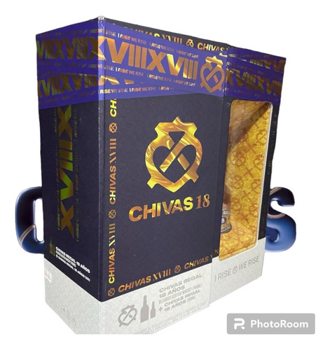 Estuche Whisky Chivas Regal 18 + Miniat - mL a $286