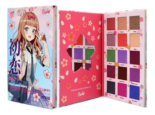 Colección Manga Paleta De Pigmentos Y Sombras Prensados