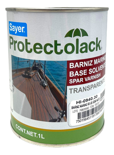 Aceite Barniz Marino Protector Madera Para Exterior 1l