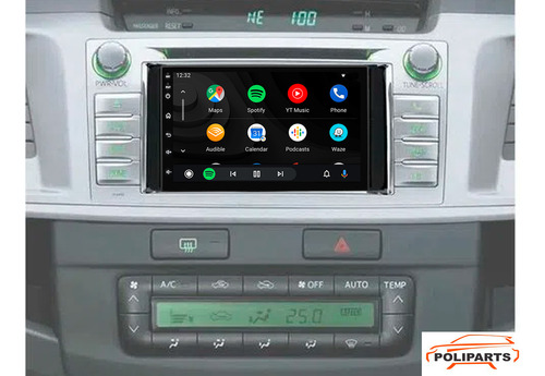 Kit Multimidia Android Hilux 2005 A 2011 Moldura + Câmera Ré