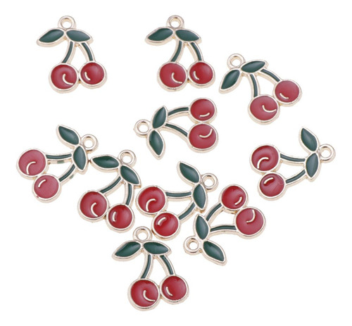 2 Encantos De La Cereza Para La Fabricación De Joyas