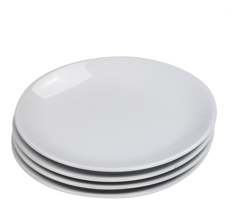 Juego De Vajilla Begônia 16 Piezas Blanco Loza De Cocina