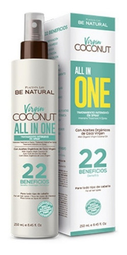 All In One 22 Beneficios Virgin Coconut Be Natural 250ml