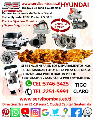 Turbos Hyundai Tucson 2.0 D4ea Crdi Diesel Guatemala