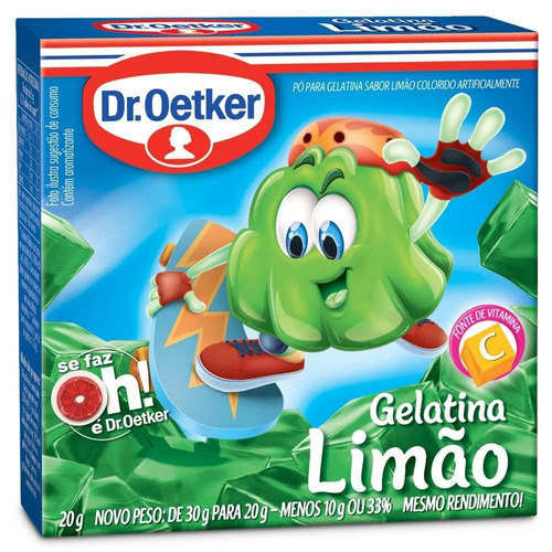 Gelatina de Limão Dr.Oetker 20g