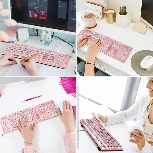 Teclado De Juego De Estilo De Guionista De Chichen Retro, In