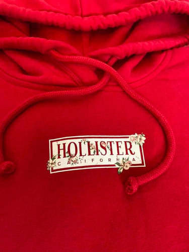 moletom hollister vermelho