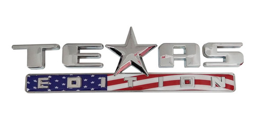 Emblema Silverado Texas Edition Chevrolet ( Tecnologia 3m ) 