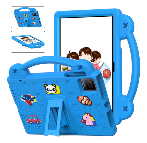 Funda Eva Infantil Azul Para T-mobile Revl Tab 10.36 2023