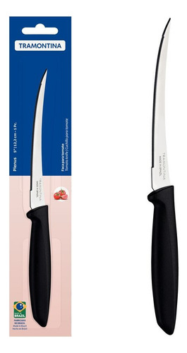 Cuchillos Para Tomate Tramontina Plenus 5 Piezas Negro