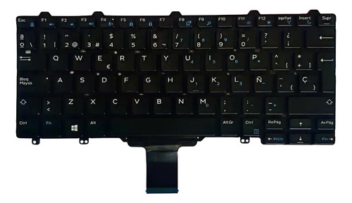 Teclado Compatible Con Laptop Dell 5720 Espanol Negro Español Latinoamérica