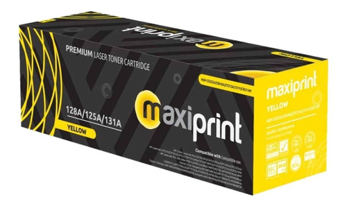 Toner Maxiprint Yellow Hp Canon 125a/128a/131a/crg116/crg131