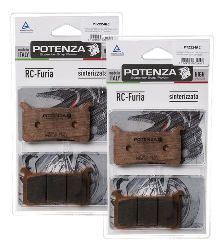 Kit Pastilha Potenza Sin Dian Cbr 600rr Cbr600rr 224