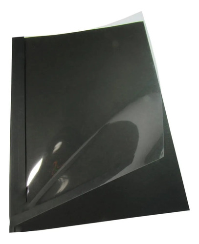 Capa Térmica Crystal Paper Preta A4 03mm 11 À 30fls 05un