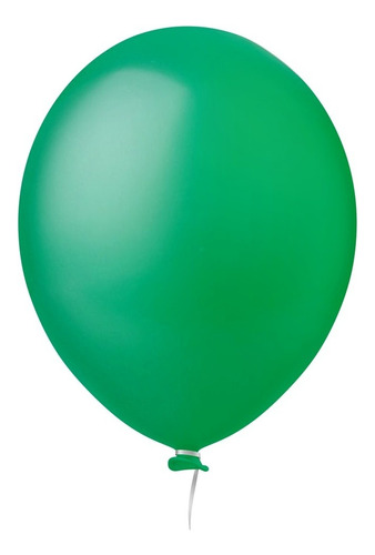 Balão Bexiga Látex 5 Polegadas 50 Unidades Cor Verde-bandeira