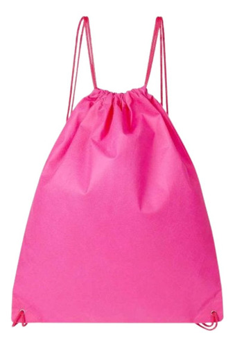 10 Morral Ecologico Bolsa Mochila Sublimar Promocional Color Color Rosa