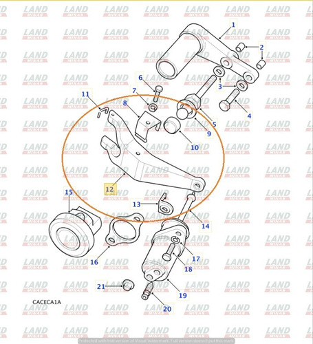 Garfo Da Embreagem Discovery 1/2 , Range Rover, Defender 