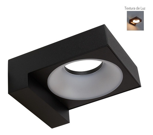 Imagen 2 de 6 de Lámpara Para Muro Exterior, Negro 8w Luz Cálida Tecnolite