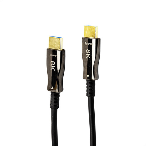 Kit Com 5 Cabo Hdmi 2.1 8k Fibra Óptica 80 Mt