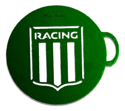 Racing Club Stencil Plantilla Cafe Reposteria Escudo Futbol